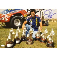 Don Prudhomme NHRA Driver Signed 12x18 Glossy Photo JSA Authenticated