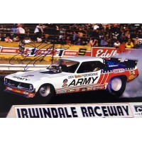 Don Prudhomme NHRA Driver Signed 12x18 Glossy Photo JSA Authenticated