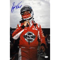 Graham Rahal Indy Car Racer Signed 12x18 Glossy Photo JSA Authenticated