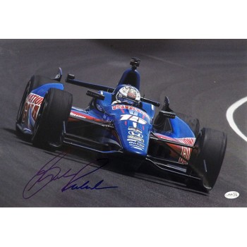 Graham Rahal Indy Car Racer Signed 12x18 Glossy Photo JSA Authenticated