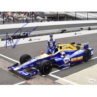 Alexander Rossi Indy Car Racer Signed 11x14 Glossy Photo JSA Authenticated