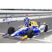 Alexander Rossi Indy Car Racer Signed 12x18 Glossy Photo JSA Authenticated