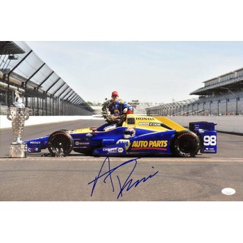 Alexander Rossi Indy Car Racer Signed 12x18 Glossy Photo JSA Authenticated