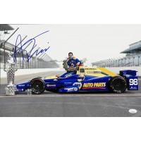 Alexander Rossi Indy Car Racer Signed 12x18 Glossy Photo JSA Authenticated