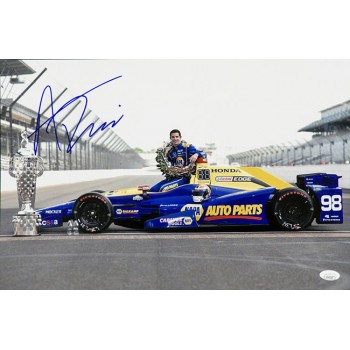 Alexander Rossi Indy Car Racer Signed 12x18 Glossy Photo JSA Authenticated