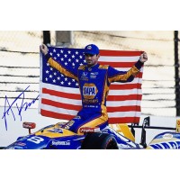 Alexander Rossi Indy Car Racer Signed 12x18 Glossy Photo JSA Authenticated