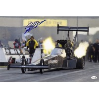 Mike Salinas NHRA Drag Race Driver Signed 12x18 Glossy Photo JSA Authenticated