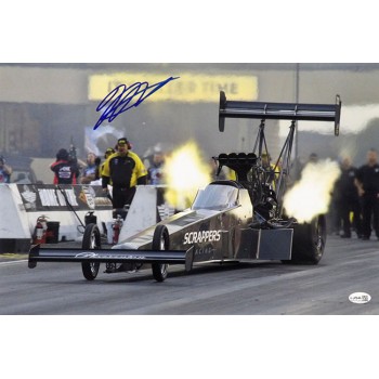 Mike Salinas NHRA Drag Race Driver Signed 12x18 Glossy Photo JSA Authenticated