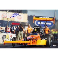 Mike Salinas NHRA Drag Race Driver Signed 12x18 Glossy Photo JSA Authenticated