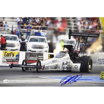 Mike Salinas NHRA Drag Race Driver Signed 12x18 Glossy Photo JSA Authenticated