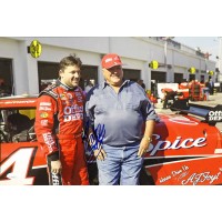 Tony Stewart NASCAR Driver Signed 12x18 Glossy Photo JSA Authenticated