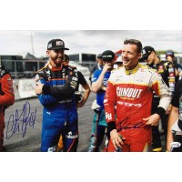 Ryan Tuerck Chris Forsberg Formula Drifter Signed 12x18 Glossy Photo JSA Authen