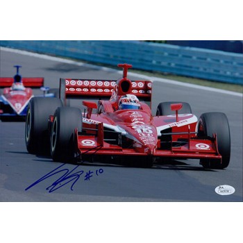 Dan Wheldon British IndyCar Driver Signed 8x12 Glossy Photo JSA Authenticated