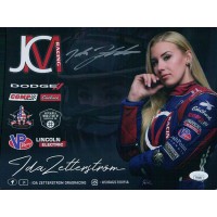 Ida Zetterstrom NHRA Driver Signed 8.5x11 Cardstock Promo Photo JSA Authentic Ida Zetterstrom NHRA Driver Signed 8.5x11 Cardstock Promo Photo JSA Authentic