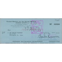 Charles Bronson Actor Signed Cancelled Check JSA Authenticated Charles Bronson Actor Signed Cancelled Check JSA Authenticated