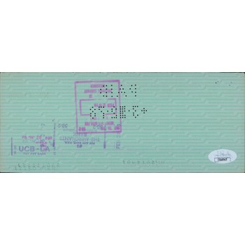 Charles Bronson Actor Signed Cancelled Check JSA Authenticated