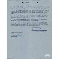 Paddy Chayefsky Screenwriter Signed Typed Contract Dated May 1, 1950 JSA Authen