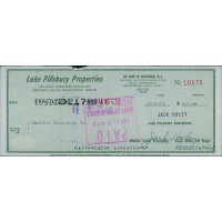 Jack Haley The Wizard of Oz Actor Signed Green Cancelled Check JSA Authenticated Jack Haley The Wizard of Oz Actor Signed Green Cancelled Check JSA Authenticated