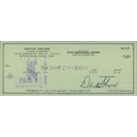 Dinah Shore Actress Signer Signed Cancelled Check JSA Authenticated