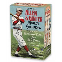 2021 MLB Topps Allen & Ginter World’s Champions Baseball Trading Card Blaster Box