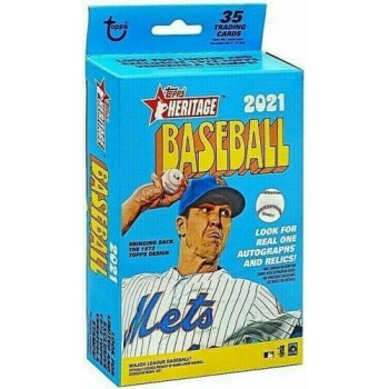 2021 Topps MLB Heritage Baseball Trading Card Hanger Box