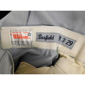 Jesse Barfield New York Yankees 1991 Game Used Road Pants Steiner Authenticated