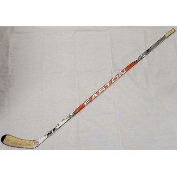 Sheldon Brookbank Anaheim Ducks Game Used Hockey Stick Ducks Authenticated