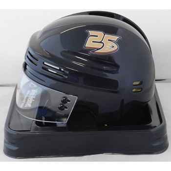 Anaheim Ducks 25th Anniversary Black NHL Hockey Replica Mini Helmet