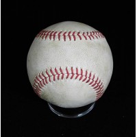 Garrett Richards Angels Matt Wieters Orioles Game Used Baseball MLB Authentic