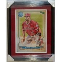 Albert Pujols Los Angeles Angels 10x14 Topps 2020 Gypsy Queen Poster Framed 1/99