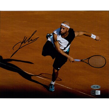 James Blake Tennis Star Signed 8x10 Glossy Photo Steiner Authenticated