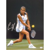 Anna Kournikova Tennis Star Signed 16x20 Matte Photo PSA Authenticated