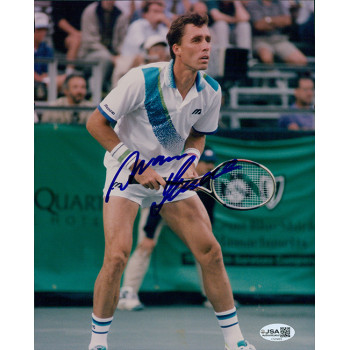 Ivan Lendl Tennis Star Signed 8x10 Glossy Photo JSA Authenticated