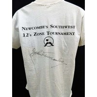 John Newcombe Tennis Signed Top Gun Tennis Ranch T-Shirt JSA Authenticated