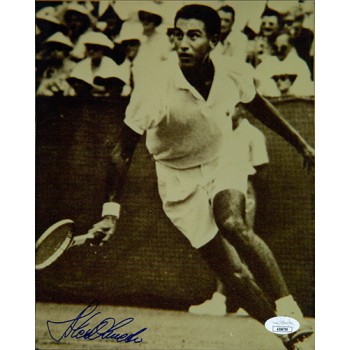 Alex Olmedo Tennis Star Signed 8x10 Glossy Photo JSA Authenticated