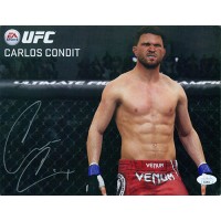 Carlos Condit UFC MMA Fighter Signed 8.5x11 Cardstock Photo JSA Authenticated