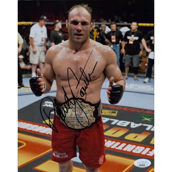 Randy Couture UFC MMA Fighter Signed 8x10 Matte Photo JSA Authenticated