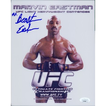 Marvin Eastman UFC MMA Fighter Signed 8x10 Glossy Photo JSA Authenticated