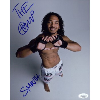 Benson Smooth Henderson UFC MMA Signed 8x10 Glossy Photo JSA Authenticated