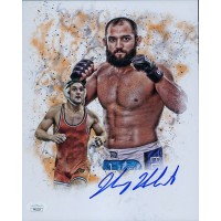 Johnny Hendricks UFC MMA Signed 8x10 Cardstock Photo JSA Authenticated