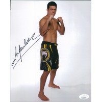 Lyoto Machida UFC MMA Fighter Signed 8x10 Cardstock Photo JSA Authenticated