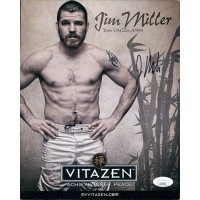 Jim Miller UFC MMA Fighter Signed 8x10 Cardstock Promo Photo JSA Authenticated