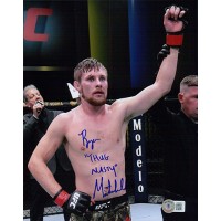 Bryce Thug Nasty Mitchell UFC MMA Fighter Signed 8x10 Matte Photo BAS Authentic