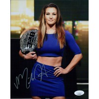 Miesha Tate MMA Fighter Signed 8x10 Glossy Photo JSA Authenticated