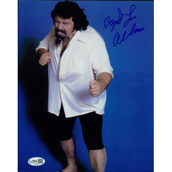 Capt. Lou Albano Signed WWF/WWE Wrestling 8x10 Glossy Photo JSA Authenticated Capt. Lou Albano Signed WWF/WWE Wrestling 8x10 Glossy Photo JSA Authenticated