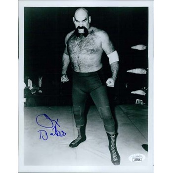 Ox Baker WWF WWE Wrestler Signed 8x10 Glossy Photo JSA Authenticated