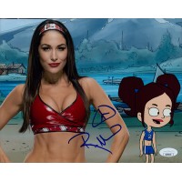 Brie Bella WWE Diva Wrestler Signed 8x10 Matte Photo JSA Authenticated