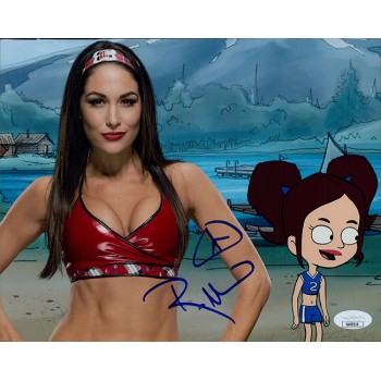 Brie Bella WWE Diva Wrestler Signed 8x10 Matte Photo JSA Authenticated