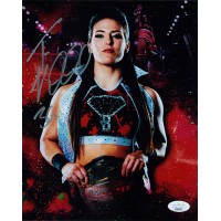 Tessa Blanchard WWE NXT Diva Wrestler Signed 8x10 Glossy Photo JSA Authenticated