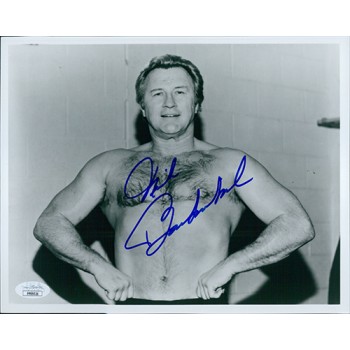 Nick Bockwinkel WWE WWF Wrestler Signed 8x10 Glossy Photo JSA Authenticated